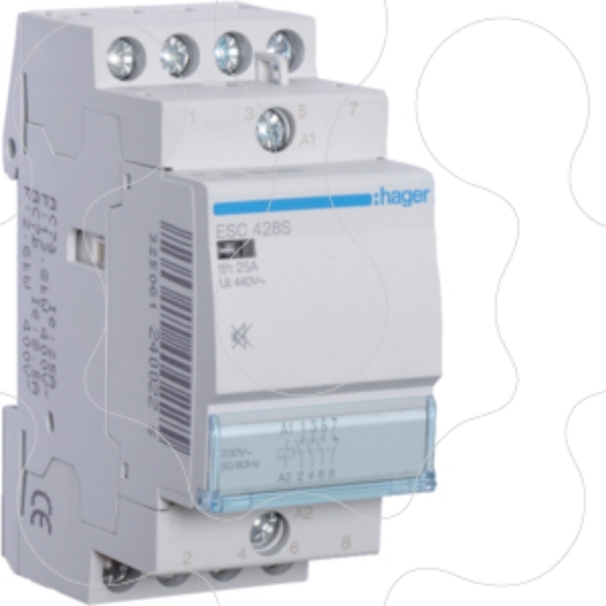 Imagem de Contactor silencioso 25A, 3NA+1NF, 230V