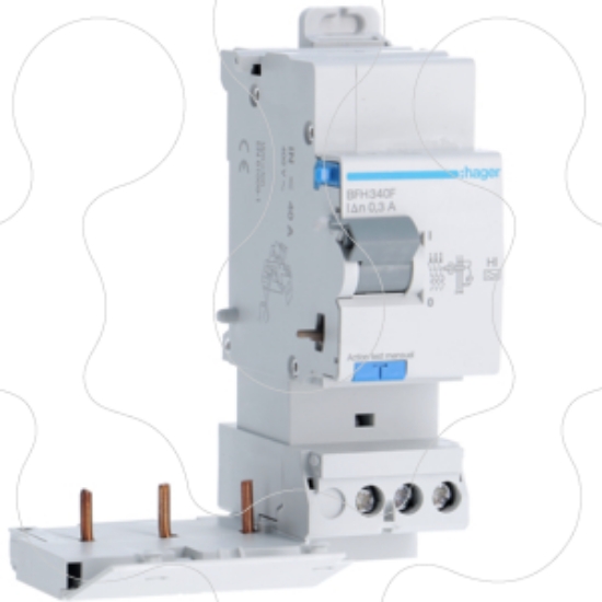 Imagem de Bloco dif. 3P 40A 300mA HI c/born. des