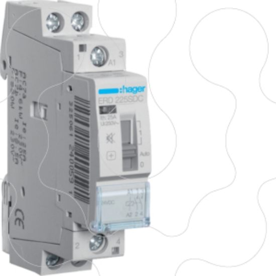 Imagem de Contactor silenci Manu, 25A, 2NA, 24V DC