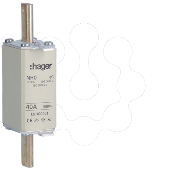 Imagem de Fusível de facas NH0 gG 40A 500V