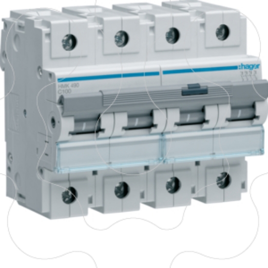 Imagem de Disjuntor 4P 100A C 30kA 6M