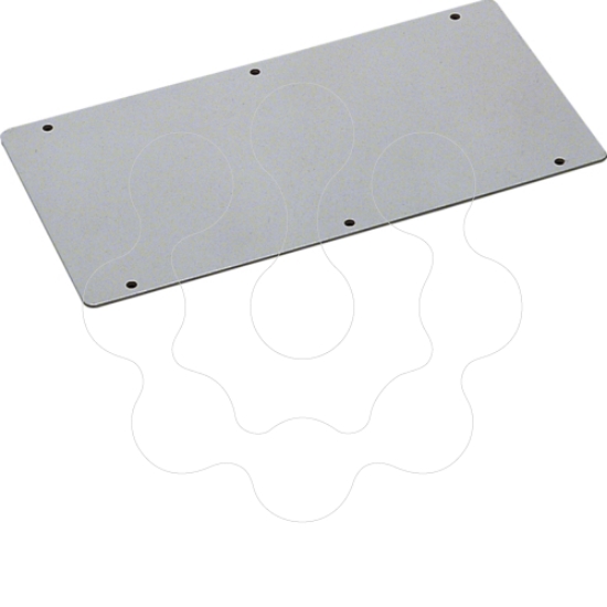 Imagem de Placa passa-cabos lisa metal. IP54