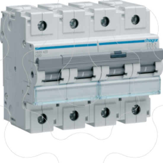 Imagem de Disjuntor 4P 20A C 50kA 6M