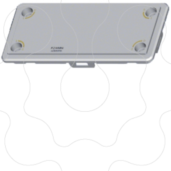 Imagem de Placa passa-cabos lisa IP44/IP54