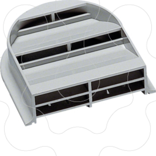 Imagem de Par de grelhas de ventilação IP2X