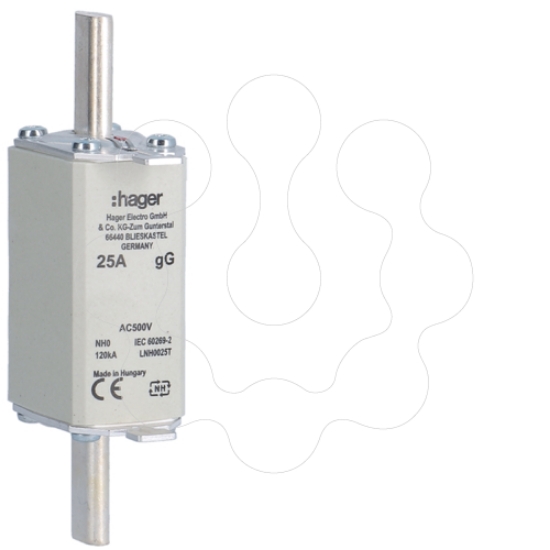 Imagem de Fusível de facas NH0 gG 25A 500V