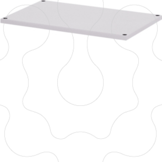 Imagem de Painel cego p/base/topo l.600 p.400