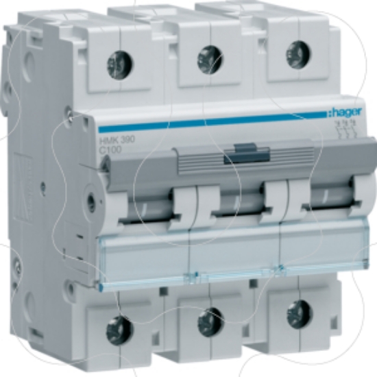 Imagem de Disjuntor 3P 100A C 30kA 4,5M