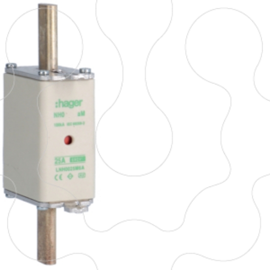 Imagem de Fusível de facas NH0 aM 25A 690V