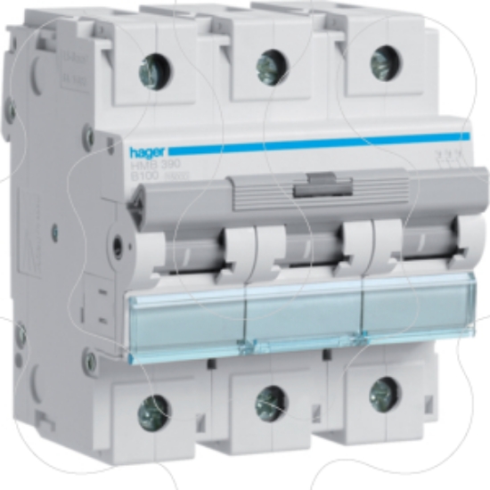Imagem de Disjuntor 3P 100A B 15kA 4,5M