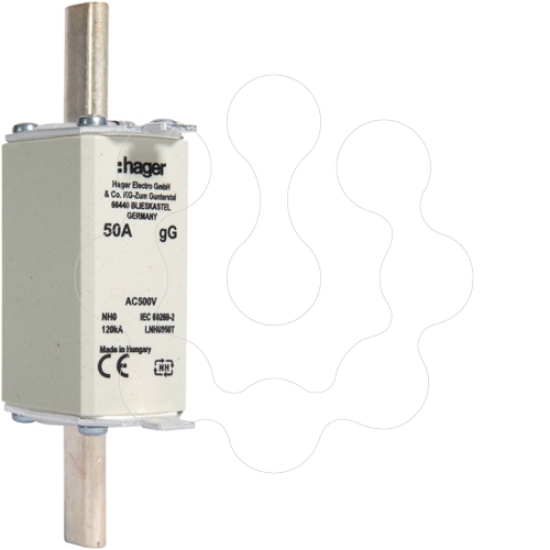 Imagem de Fusível de facas NH0 gG 50A 500V