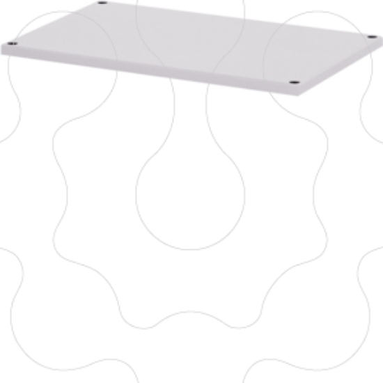 Imagem de Painel cego p/base/topo l.1000 p.600