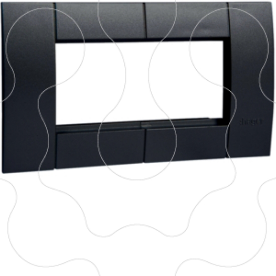 Imagem de Sup. duplo apar. 45mm BRAP, preto
