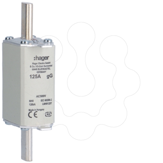 Imagem de Fusível de facas NH0 gG 125A 500V
