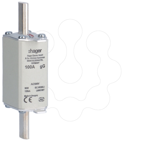 Imagem de Fusível de facas NH0 gG 100A 500V