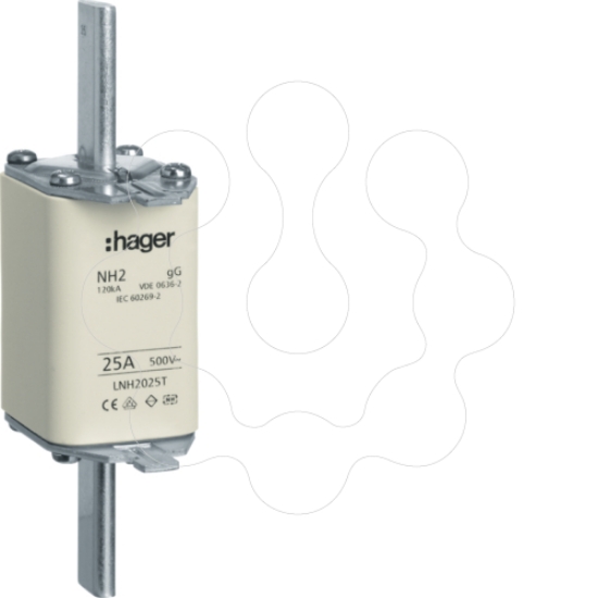 Imagem de Fusível de facas NH2C gG 25A 500V