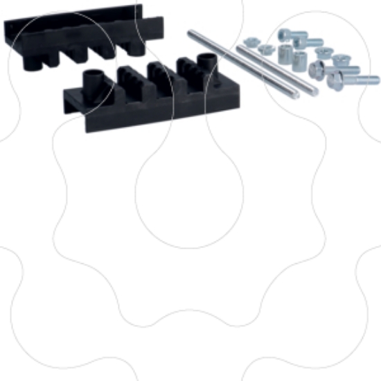 Imagem de Suporte p/barras de 10mm 3x(3P+N)