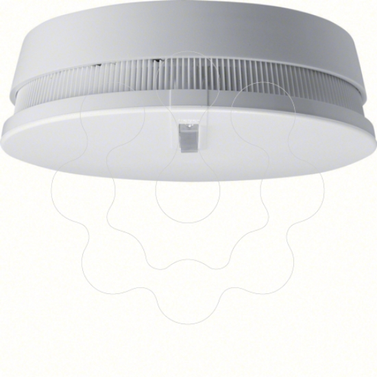 Imagem de Detector de calor RF KNX, pilhas, branco