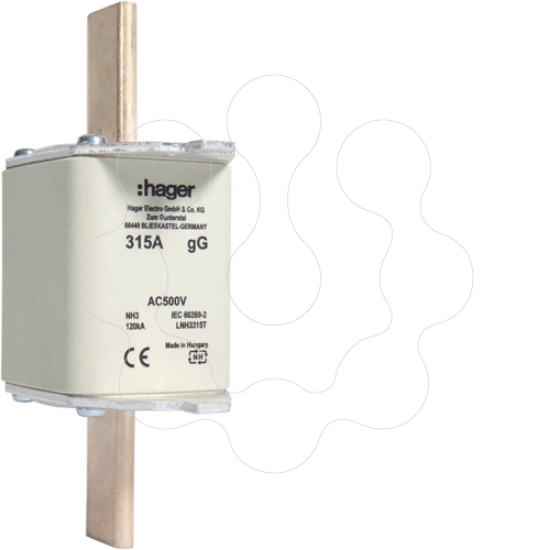 Imagem de Fusível de facas NH3C gG 315A 500V