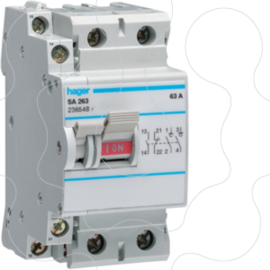 Imagem de Interruptor bipolar 2x63A 2,5M