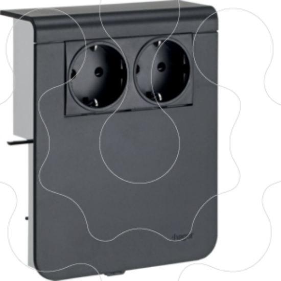 Imagem de Sup. 2xSchuko SL20115, preto grafite