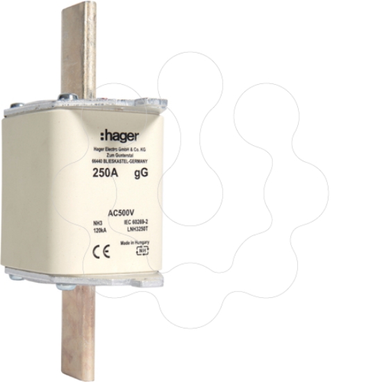 Imagem de Fusível de facas NH3C gG 250A 500V