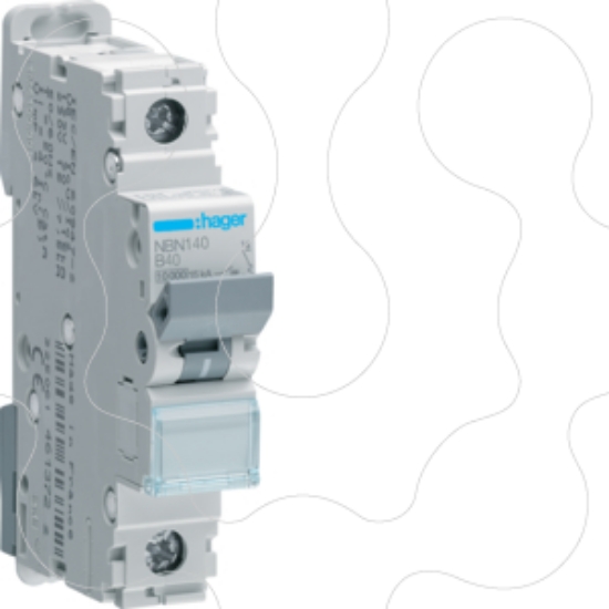 Imagem de Disjuntor 1P 40A B 10/15kA 1M