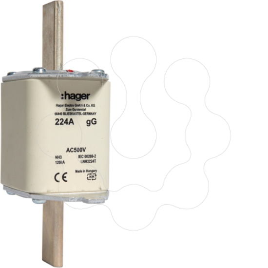 Imagem de Fusível de facas NH3C gG 224A 500V
