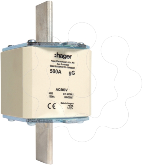 Imagem de Fusível de facas NH3 gG 500A 500V