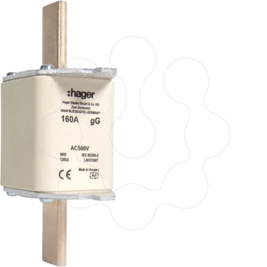 Imagem de Fusível de facas NH3C gG 160A 500V