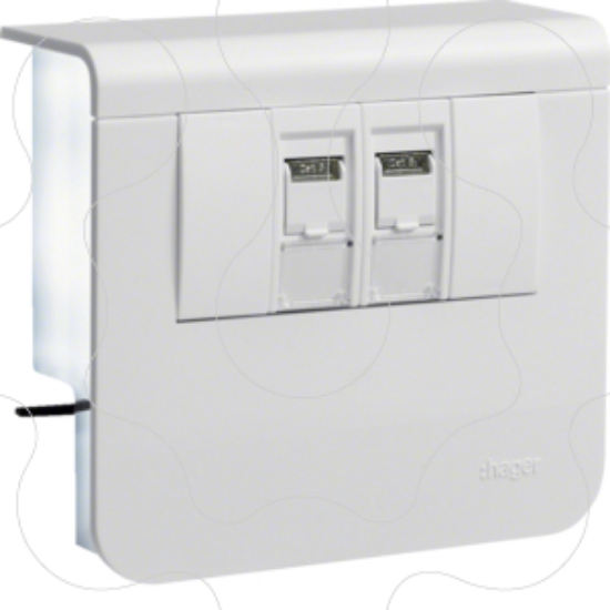 Imagem de Sup. 2xRJ45 Cat.6 SL20055, br. paloma