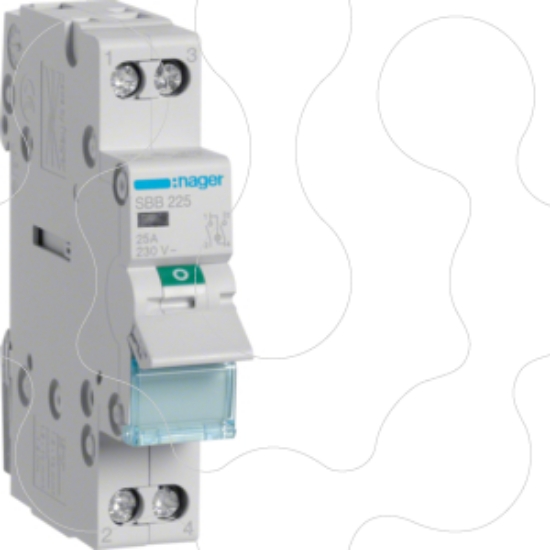 Imagem de Interruptor Mod. c/Ind. luminoso 2P 25A