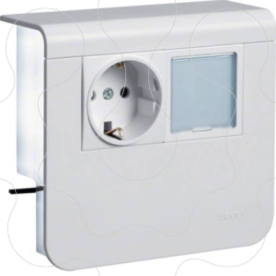 Imagem de Sup. Schuko + LED SL20055, br. paloma