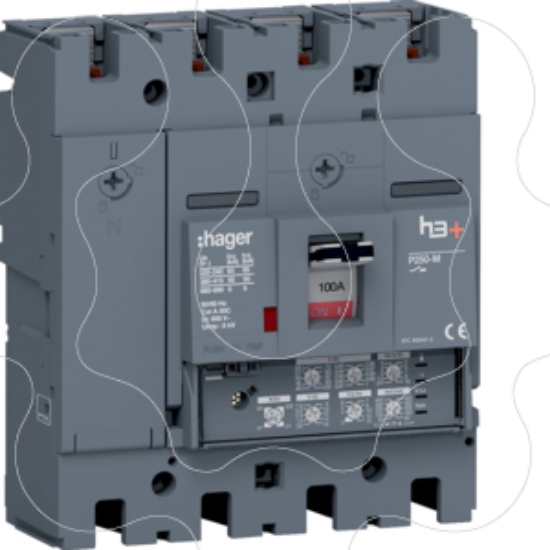 Imagem de Disjuntor P250 LSI 4P-4D 100A 50kA