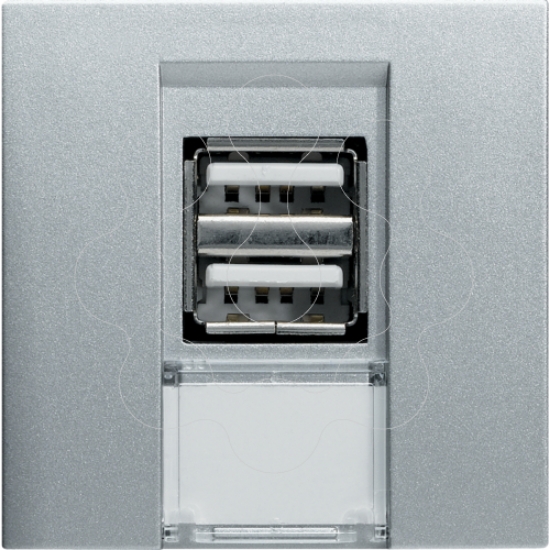 Imagem de tomada USB carreg. 2,1A, alumínio