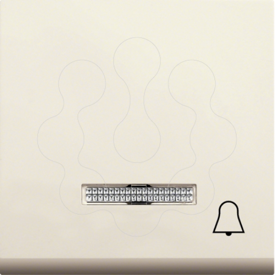Imagem de lumina 2 Tecla c/visor campainha, creme