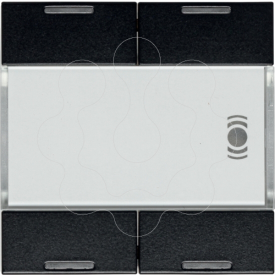 Imagem de BP systo KNX 2 teclas com LED e IV, pr