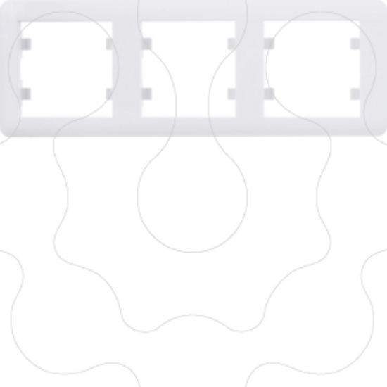 Imagem de lumina 2 Quadro x3 horizontal, branco