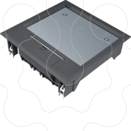 Imagem de Tampa encas. Quadr 200x200 12M Pret 12mm