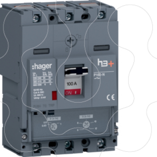 Imagem de Disjuntor P160 TM 3P-3D 100A 25kA