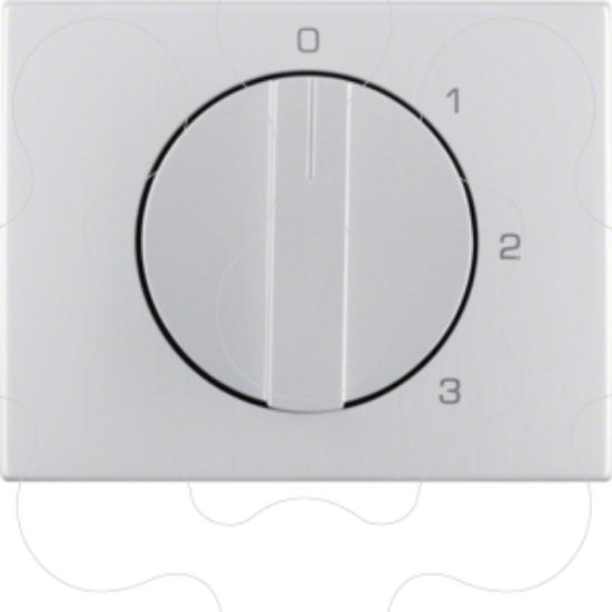 Imagem de K.1/K.5 - botão rotat. 0-1-2-3, alumínio