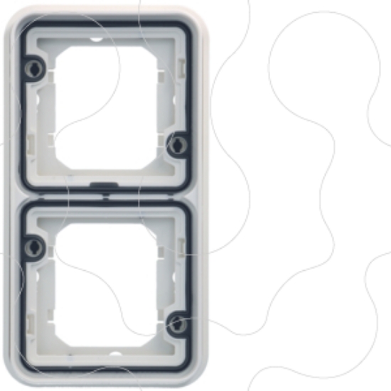 Imagem de cubyko - Quadro x2 vertical, branco