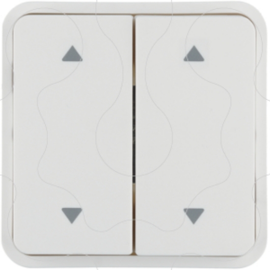 Imagem de Tecla 2x Cubyko KNX p/ 2 estores, br