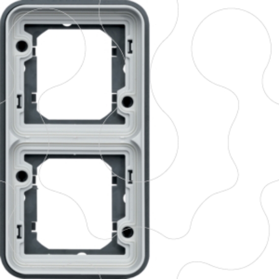 Imagem de cubyko - Quadro x2 vertical, cinzento