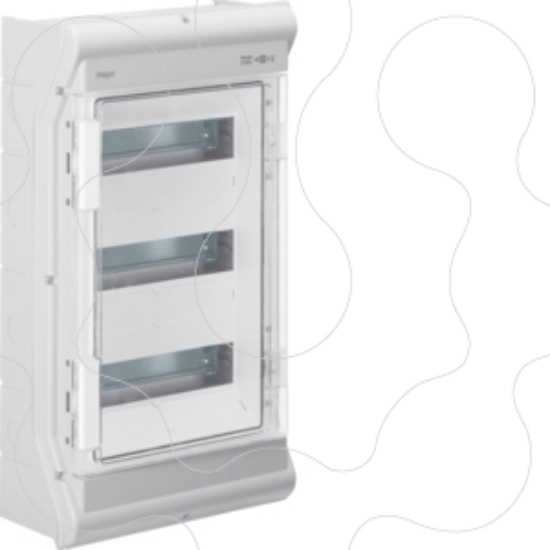 Imagem de vector estanque IP65 3 filas 36M