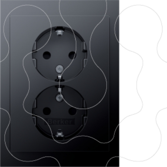 Imagem de K.1/K.5 - Schuko x2 monob.obtr, antrc mt