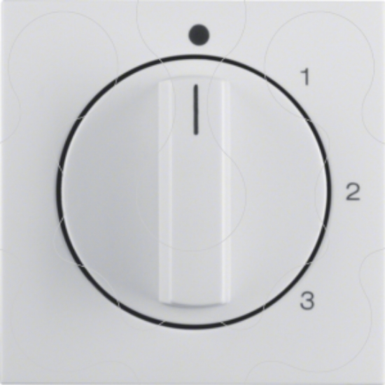 Imagem de S.1/B.x - botão rotativo 0-1-2-3, branco