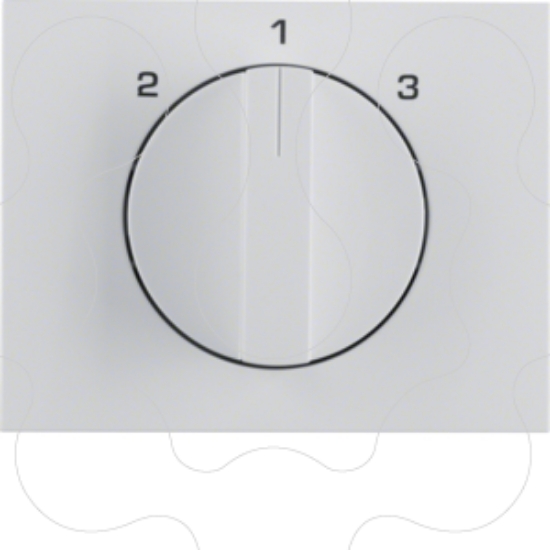 Imagem de K.1/K.5 - botão rotativo 2-1-3, branco