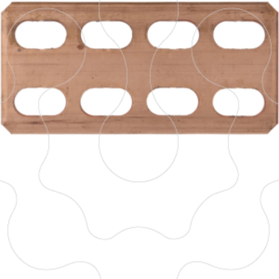 Imagem de Esquadro de fixação dupla 50x5mm