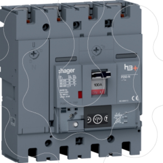 Imagem de Disjuntor P250 Energy 4P-4D 100A 40kA